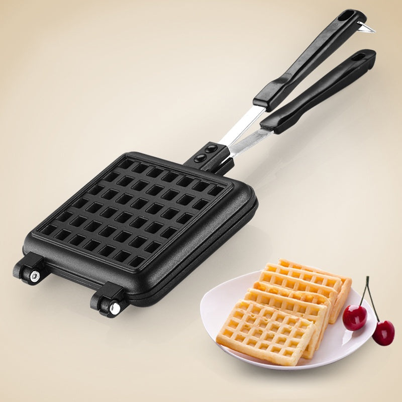 Specool® Kitchen Gas Non-Stick Waffle Maker Pan Mould Mold Press Plate Cook Baking Tool DIY Lattice Muffin Baking Mold