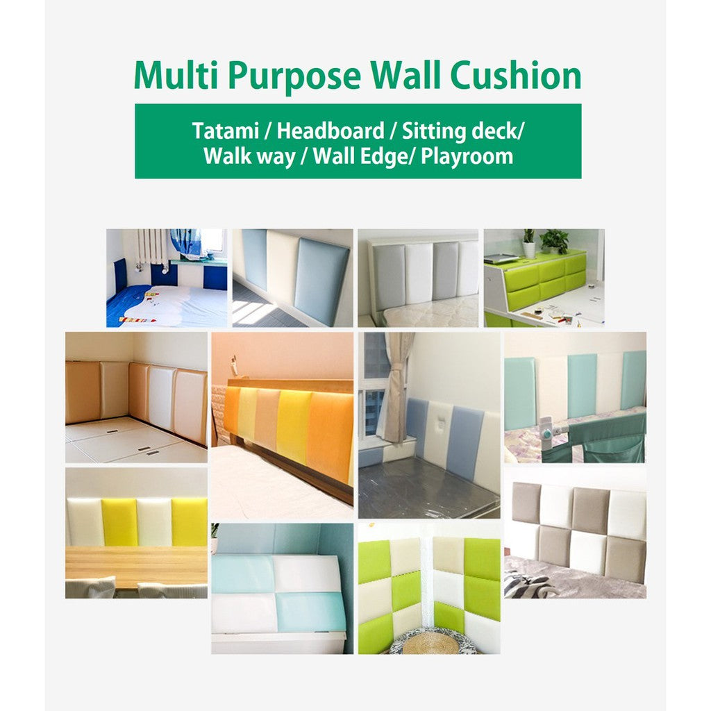 3D Anti-collision Wall Stiker/Cushion Baby Protection Pad Wall Paper Headboard DIY Wall protector Playroom