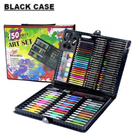 Kids 208pcs/150pcs Kids Art Set – Crayons Markers  Drawing Marker Painting Color Pen Crayon Pastel Set