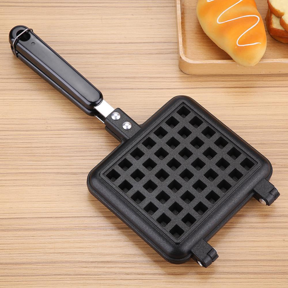 Specool® Kitchen Gas Non-Stick Waffle Maker Pan Mould Mold Press Plate Cook Baking Tool DIY Lattice Muffin Baking Mold