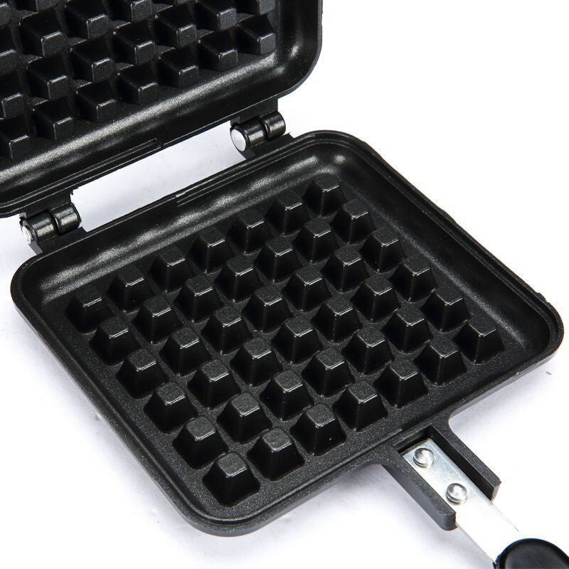 Specool® Kitchen Gas Non-Stick Waffle Maker Pan Mould Mold Press Plate Cook Baking Tool DIY Lattice Muffin Baking Mold