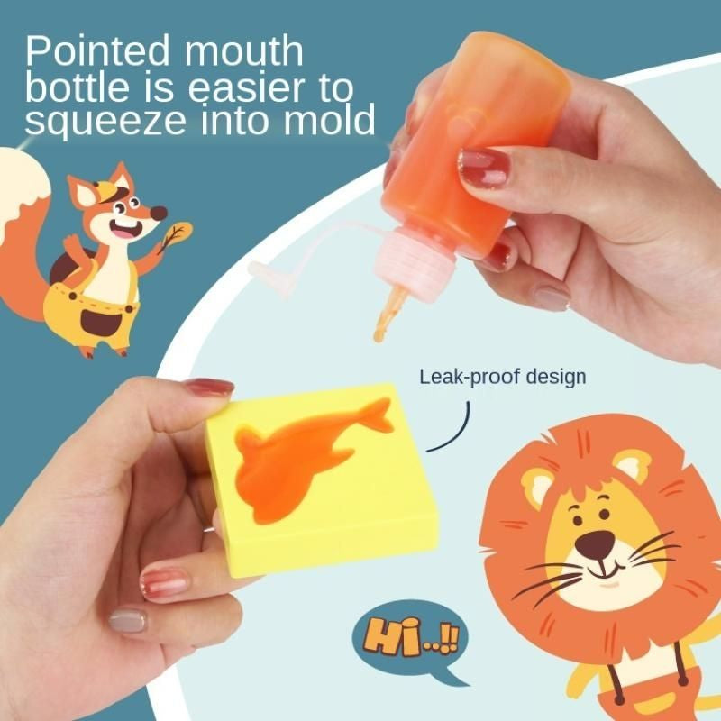 DIY Magical Waterscape Floating  Set  Water Aqua Jelly  Sensory Early Education Toys