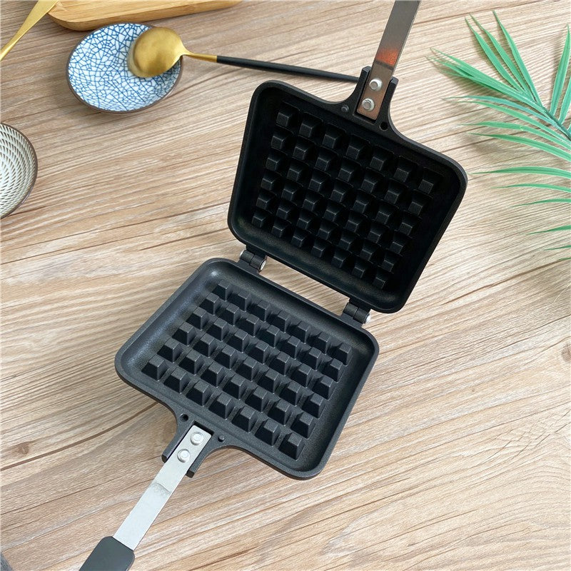 Specool® Kitchen Gas Non-Stick Waffle Maker Pan Mould Mold Press Plate Cook Baking Tool DIY Lattice Muffin Baking Mold