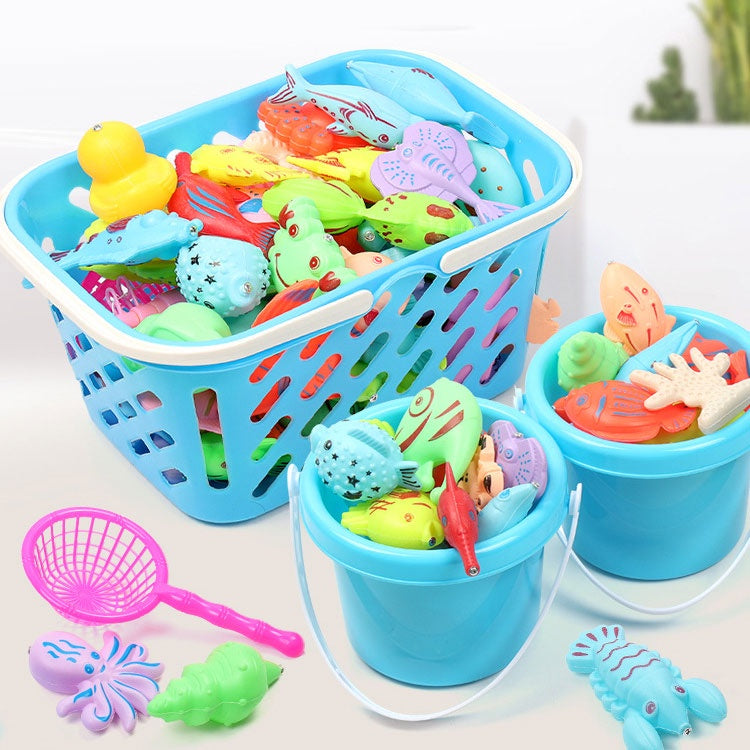 Kids fishing game toys Magnetic Fishing Pool Toys Game for Kids Play Water Toys