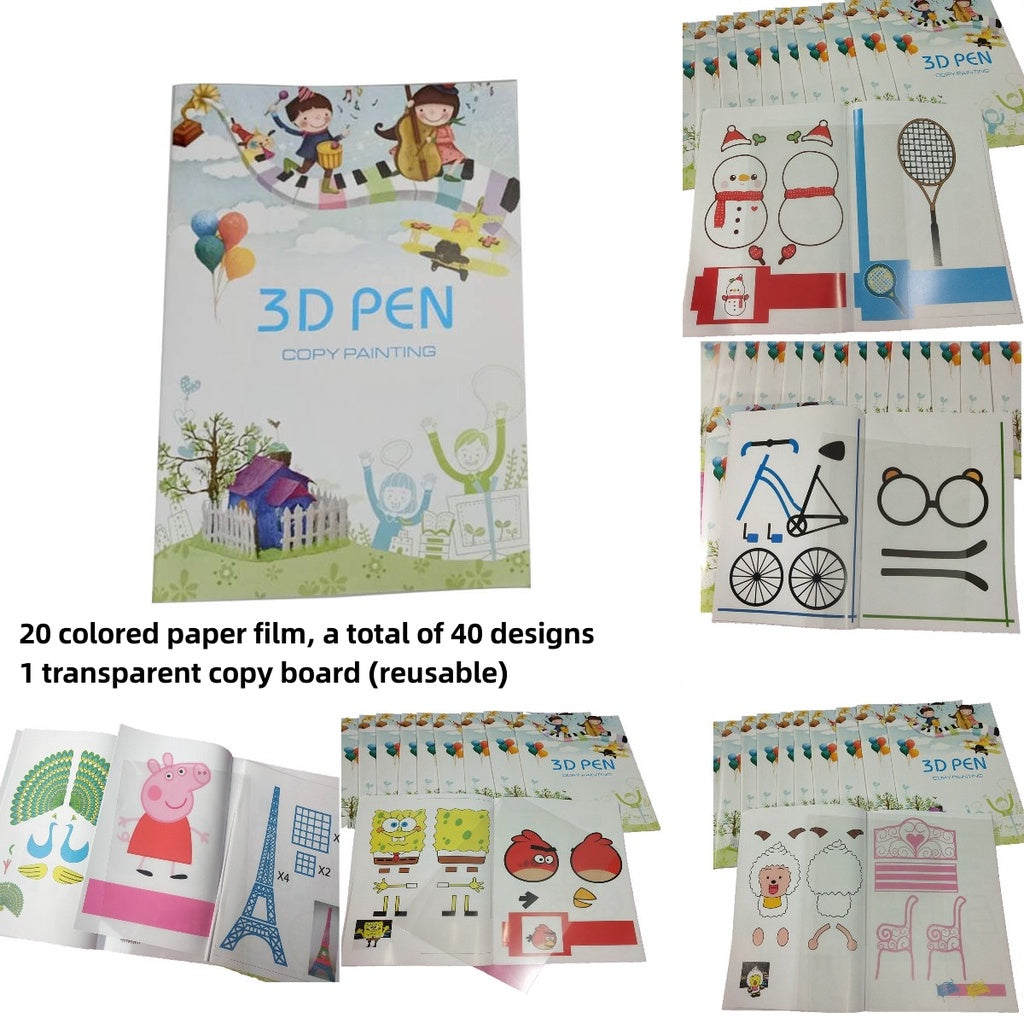 3D Printing Pen Digital Display Intelligent High Temperature 3D Graffiti Painting USB Pens