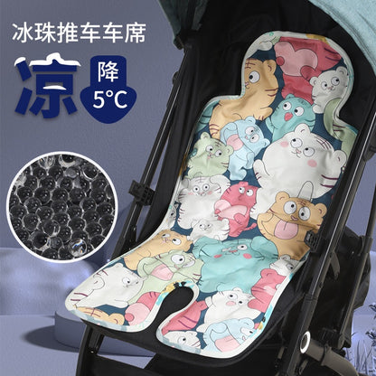 Korean Style Multifunctional Baby Stroller Cushion Liner Safety Seat Pad Universal Stroller Cotton Pad Warm/Ice Mat