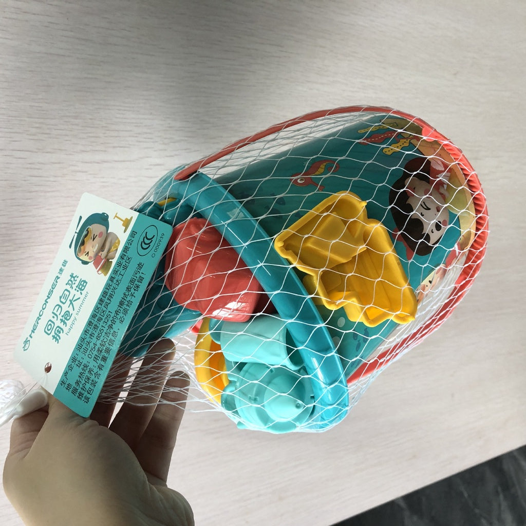 18Pcs/Set Children's Beach Toy Set Play Sand Tools Shovel and Bucket