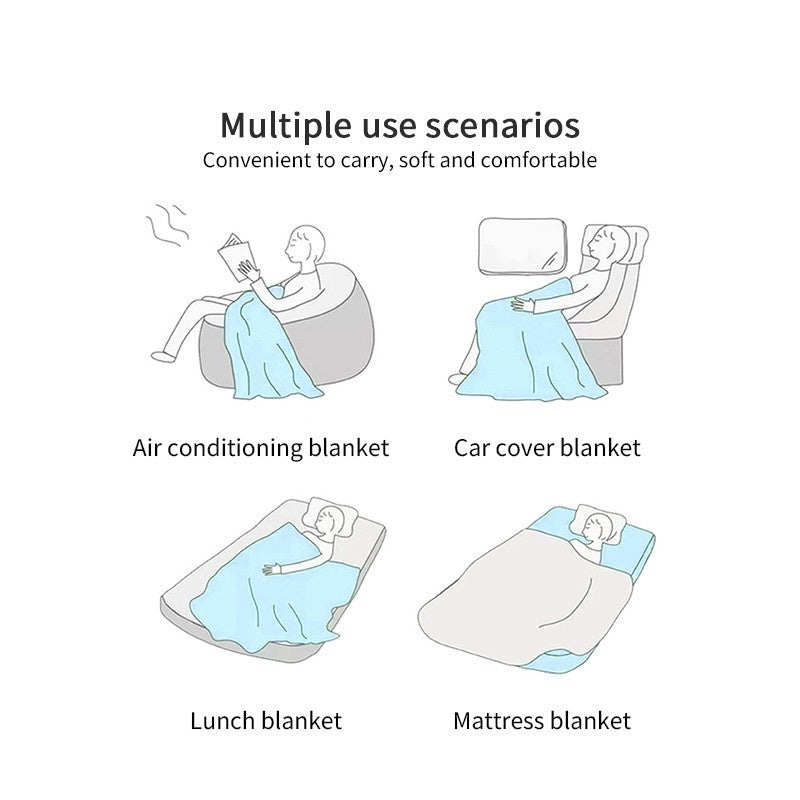 Soft Cotton Blanket Comforter Premium Cotton Blanket  Washable  Air Conditioning Quilt