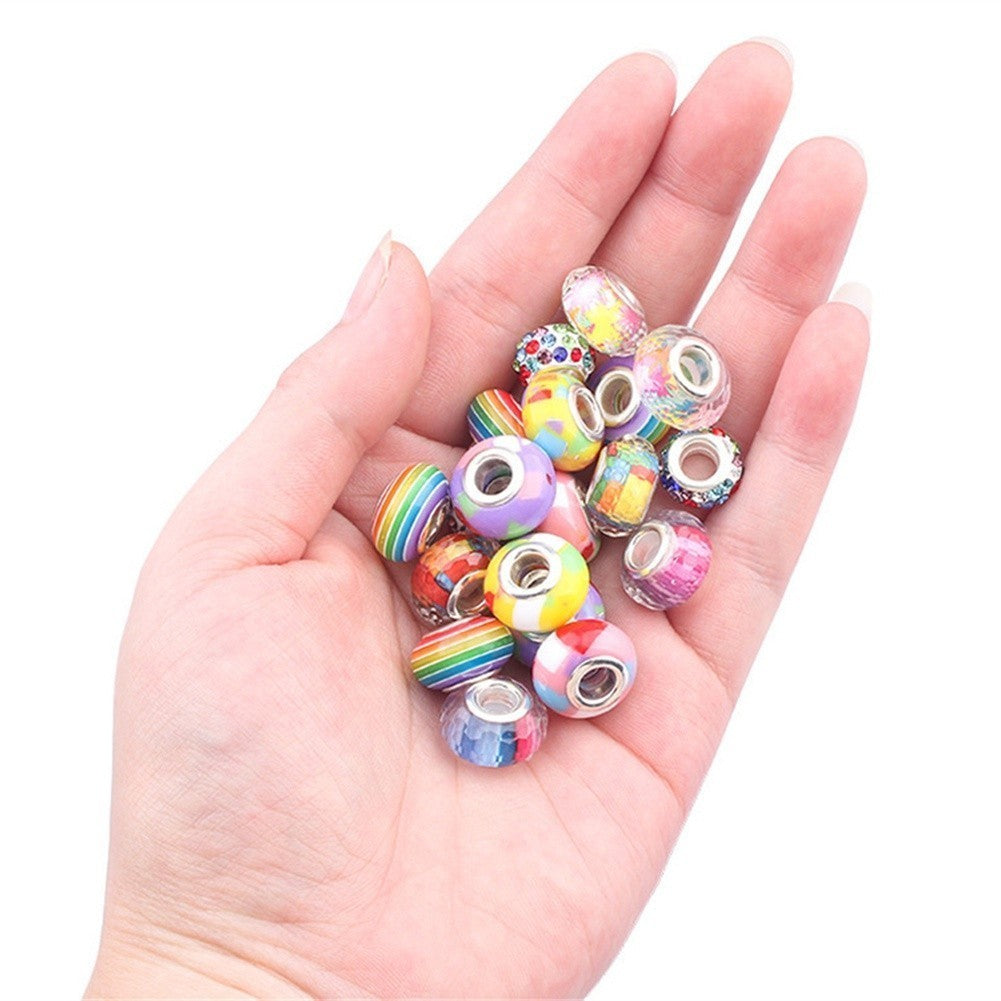 66Pcs/Set Children's DIY Bracelets Birthdays Gifts Educational Toys Diy Beaded Bracelet Creative Jewelry Set Girls' Gift