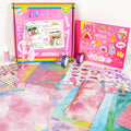 DIY Journal Set Children's Diary Set Pink Girl Birthday Gift Scrapbook