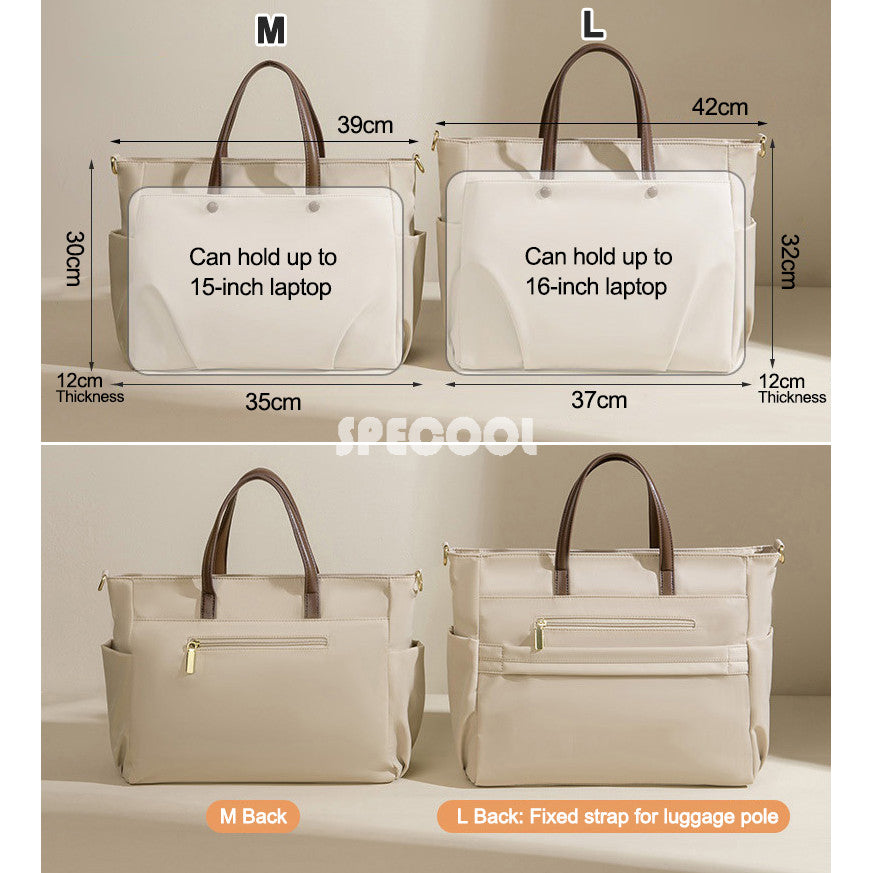 SG Specool® 15.6''/16'' Laptop Bag Business Laptop Handbag Commuting Large Capacity Shoulder Croosbody Bag For Women Men