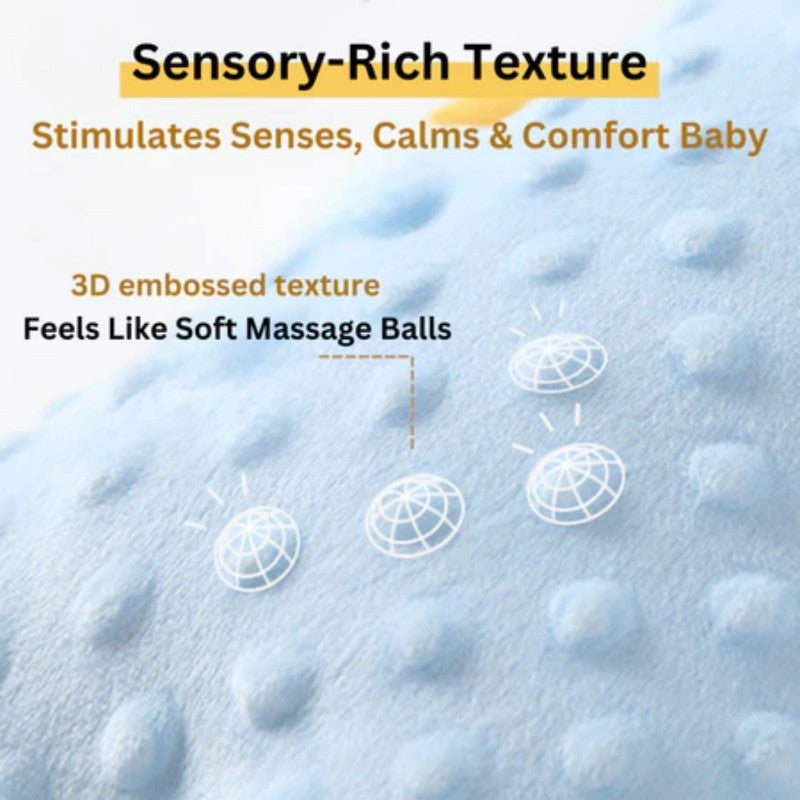 Baby Sleeping Pillow Baby Soothing Pillow Newborn Sleeping Pillow Anti Roll Cushion Dotted Pillow儿童安抚豆豆枕