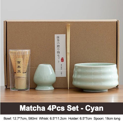 Specool® 7Pcs/Set Matcha Tea Kit Matcha Whisk Tea Bowl Set Tools Tea Ceremony Gift Set for Friends