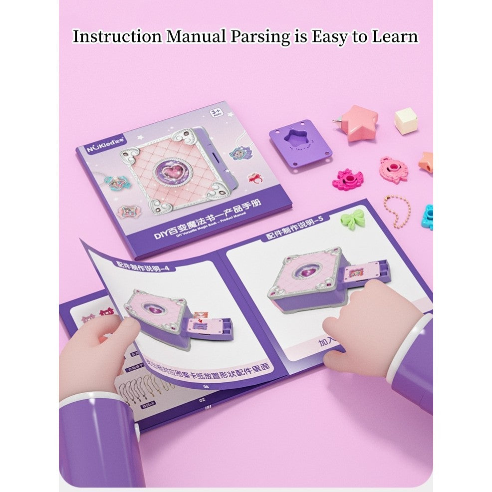 SG Kids DIY Jewelry Making Kit Handmade Ring Bracelet Pendant Crafts Toy For Girl's Birthday Christmas Gifts