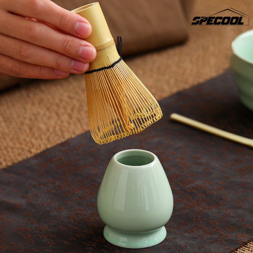 Specool® 7Pcs/Set Matcha Tea Kit Matcha Whisk Tea Bowl Set Tools Tea Ceremony Gift Set for Friends