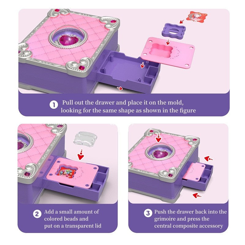 SG Kids DIY Jewelry Making Kit Handmade Ring Bracelet Pendant Crafts Toy For Girl's Birthday Christmas Gifts
