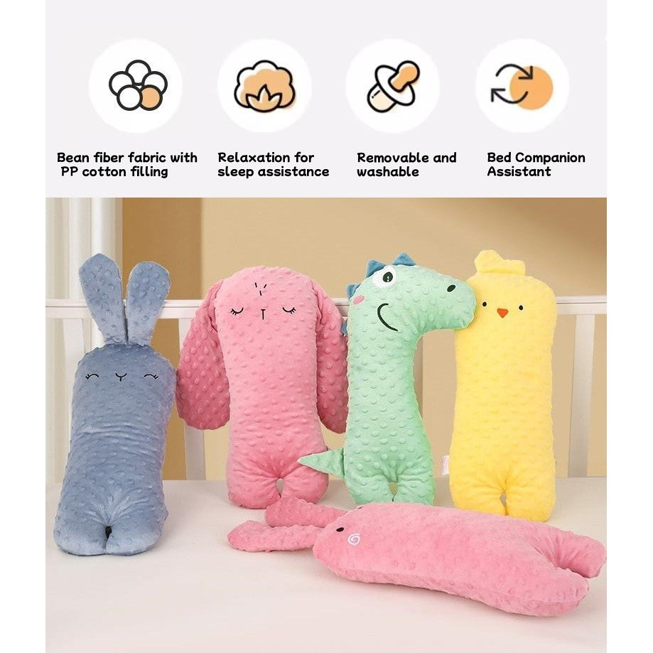 Baby Sleeping Pillow Baby Soothing Pillow Newborn Sleeping Pillow Anti Roll Cushion Dotted Pillow儿童安抚豆豆枕