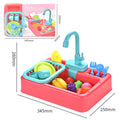 Toddler Kitchen Sink Wash Basin Play Set Toys Children Play House Toys Kids Educational Toys