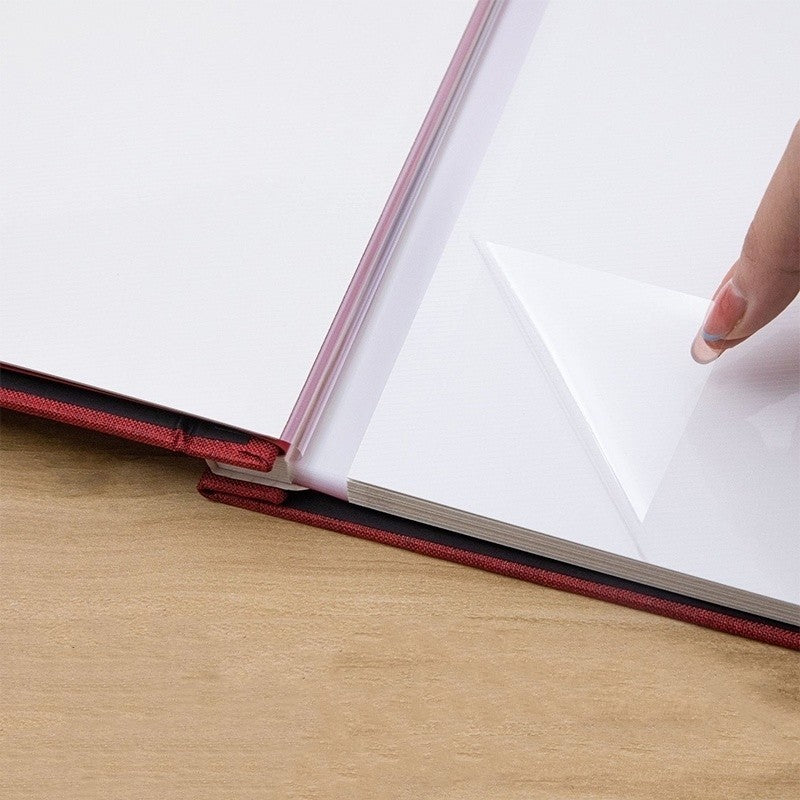 Linen DIY Self Adhesive Photo Album Photo Book Scrapbook Wedding/Baby Album 3R/4R/5R Birthday Gift Anniversary