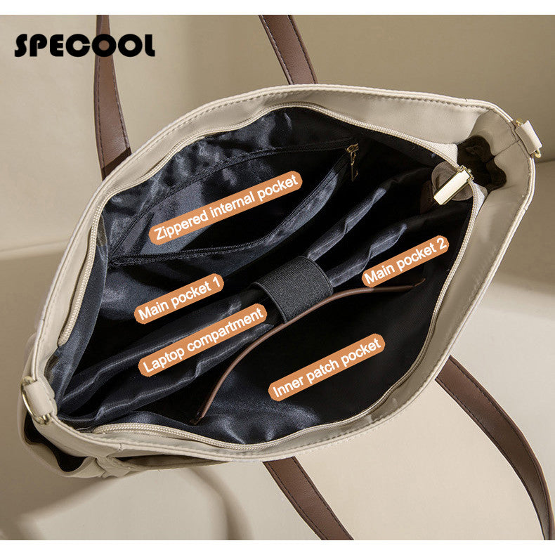 SG Specool® 15.6''/16'' Laptop Bag Business Laptop Handbag Commuting Large Capacity Shoulder Croosbody Bag For Women Men