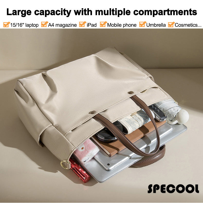 SG Specool® 15.6''/16'' Laptop Bag Business Laptop Handbag Commuting Large Capacity Shoulder Croosbody Bag For Women Men