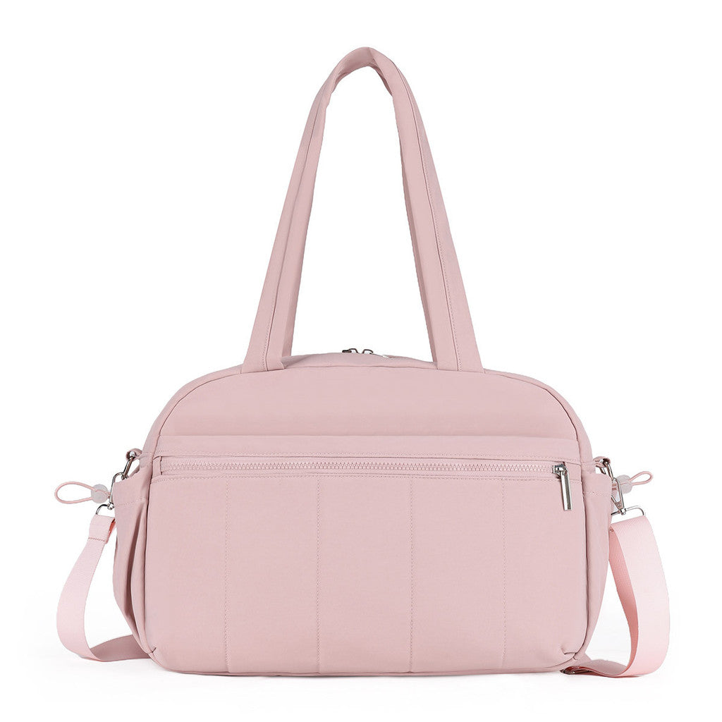 Specool® Puffy Travel Bag Lightweight Puffer Duffel Luggage Bag Luxurious Sport Fitness Bag Large capacity Crossbody Bag