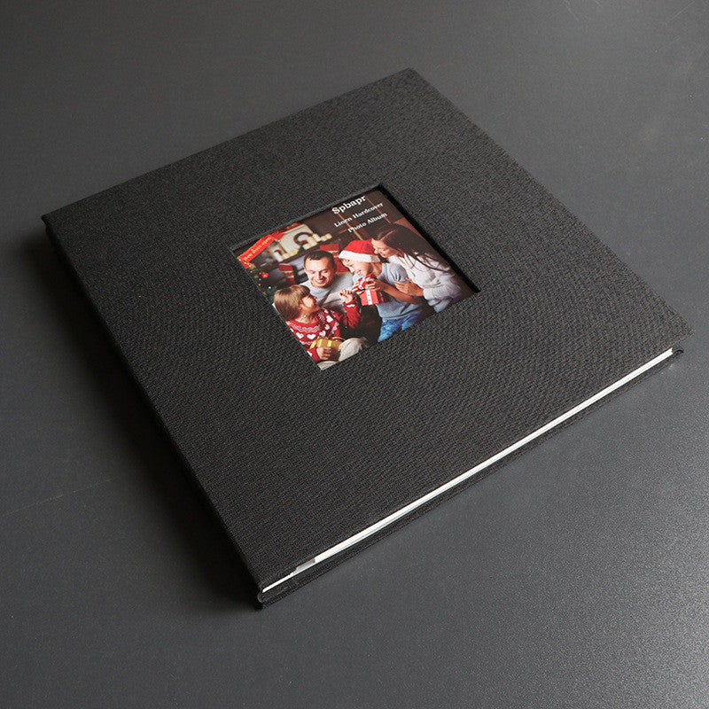 Linen DIY Self Adhesive Photo Album Photo Book Scrapbook Wedding/Baby Album 3R/4R/5R Birthday Gift Anniversary