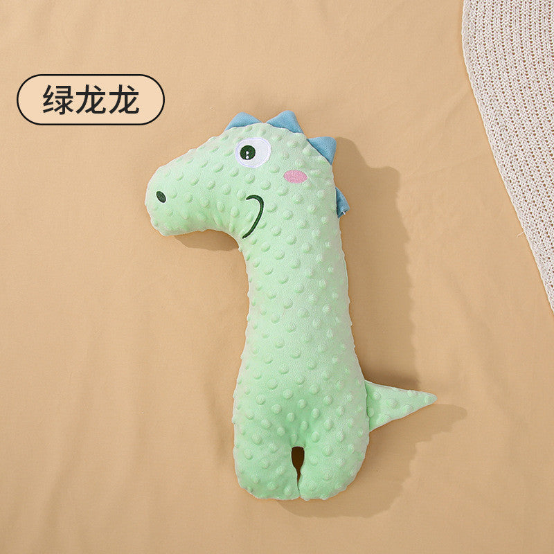 Baby Sleeping Pillow Baby Soothing Pillow Newborn Sleeping Pillow Anti Roll Cushion Dotted Pillow儿童安抚豆豆枕