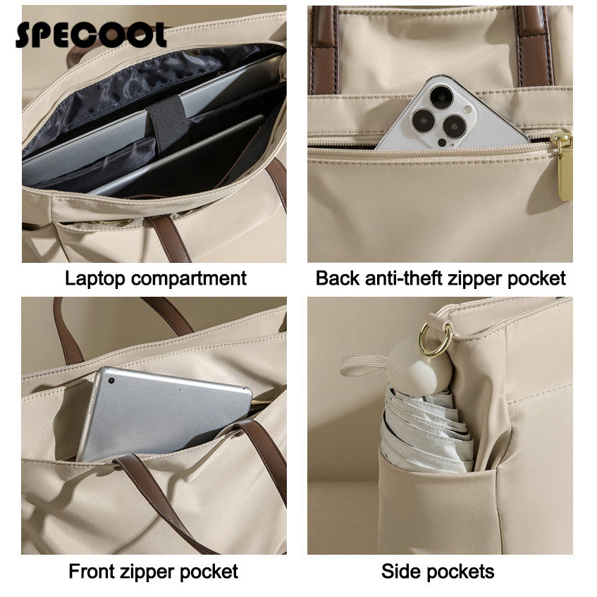 SG Specool® 15.6''/16'' Laptop Bag Business Laptop Handbag Commuting Large Capacity Shoulder Croosbody Bag For Women Men