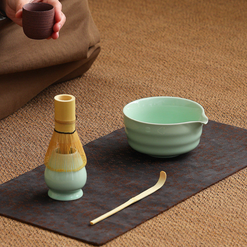 Specool® 7Pcs/Set Matcha Tea Kit Matcha Whisk Tea Bowl Set Tools Tea Ceremony Gift Set for Friends