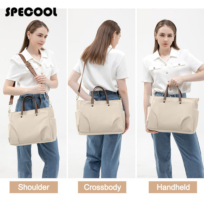 SG Specool® 15.6''/16'' Laptop Bag Business Laptop Handbag Commuting Large Capacity Shoulder Croosbody Bag For Women Men