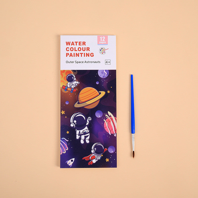 Water-Activated Paint Book for Kids | Early Education Coloring Book | Creative DIY Watercolor Doodle Pad