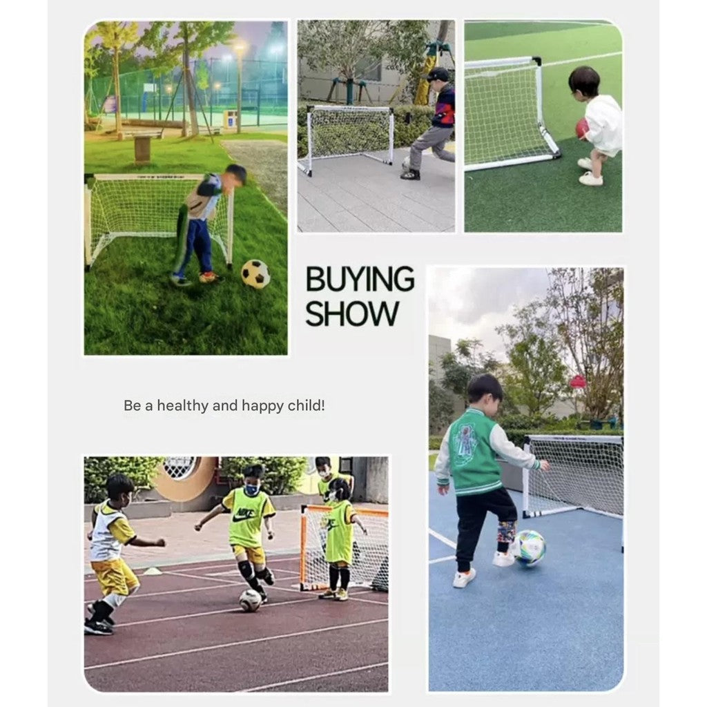 Children's football toy, folding outdoor sports football goal, simple and portable