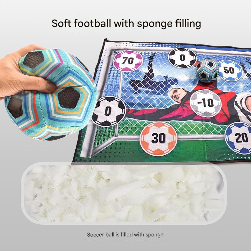 Kids viscous wall football game,  indoor and outdoor football toys, with the gifts of Kids with magic balls