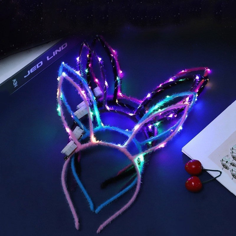 Kids Glowing Toys Party Toys Glowing Headband / Whistle / Gyro Ring / Birthday Gift Toys