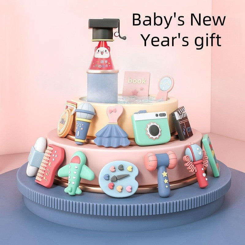 【SG stock】anakkidsg--(24-pc Set) Baby Zhua Zhou One Year Old Lunar Birthday First Grab Items Gift Set Traditions