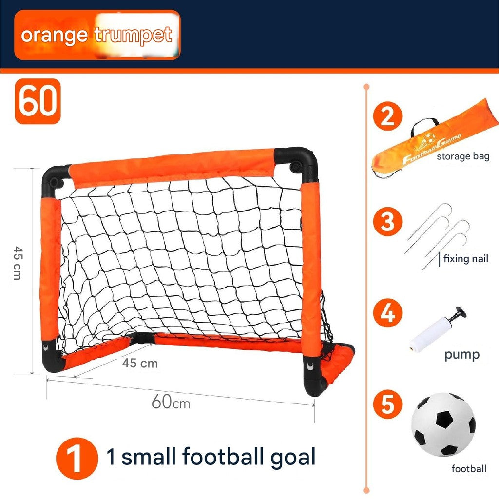 Children's football toy, folding outdoor sports football goal, simple and portable