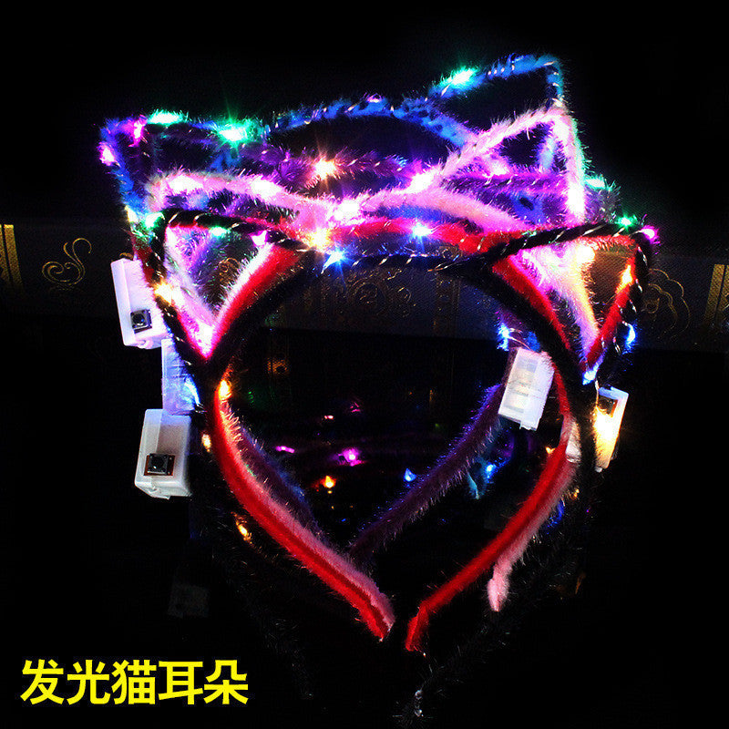 Kids Glowing Toys Party Toys Glowing Headband / Whistle / Gyro Ring / Birthday Gift Toys