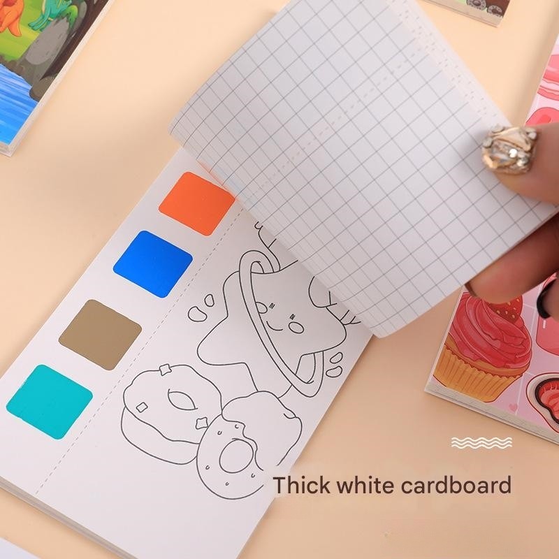 Water-Activated Paint Book for Kids | Early Education Coloring Book | Creative DIY Watercolor Doodle Pad