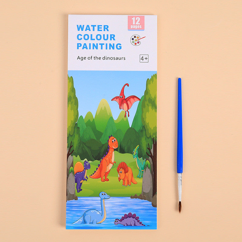 Water-Activated Paint Book for Kids | Early Education Coloring Book | Creative DIY Watercolor Doodle Pad