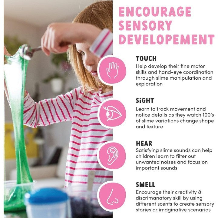 Slime Kit Slime DIY Making Kit For Girls Boys Ice Cream Slime Mermaid Slime Sweet Treat Slime Shimmer Slim