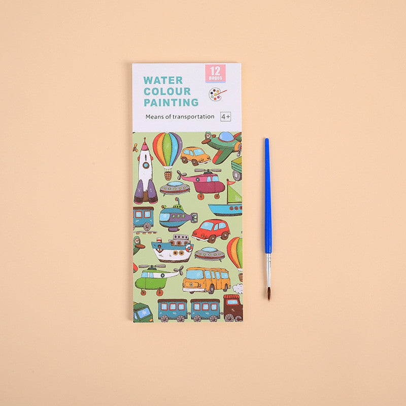 Water-Activated Paint Book for Kids | Early Education Coloring Book | Creative DIY Watercolor Doodle Pad