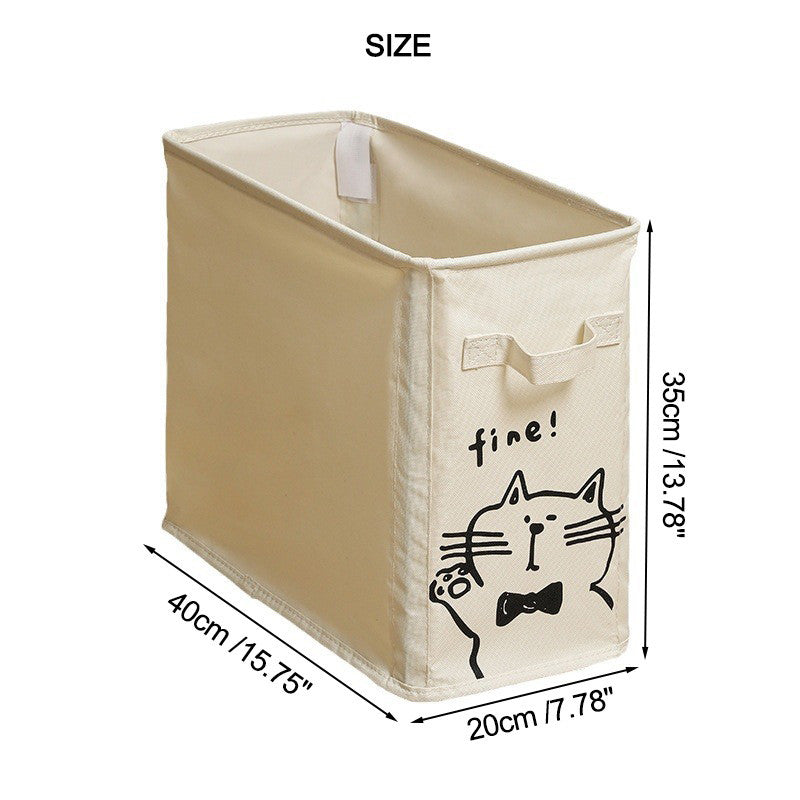 Specool® Foldable Oxford Cloth Storage Basket Laundry Basket With Universal Wheels Household Sundries Storage Basket