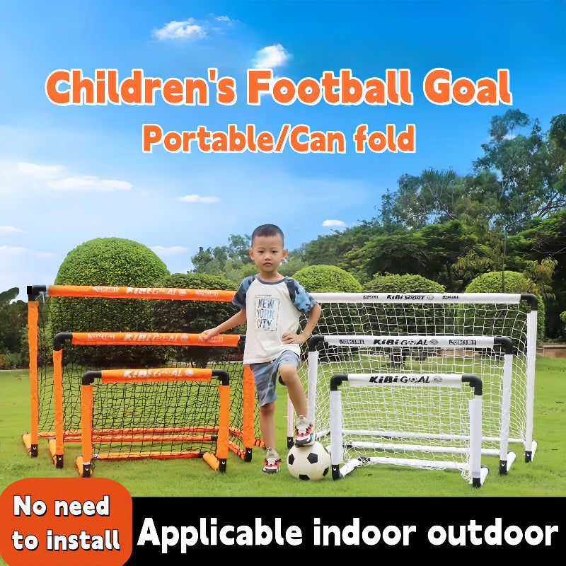 Children's football toy, folding outdoor sports football goal, simple and portable