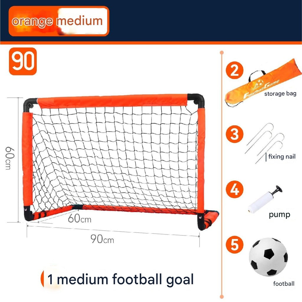 Children's football toy, folding outdoor sports football goal, simple and portable