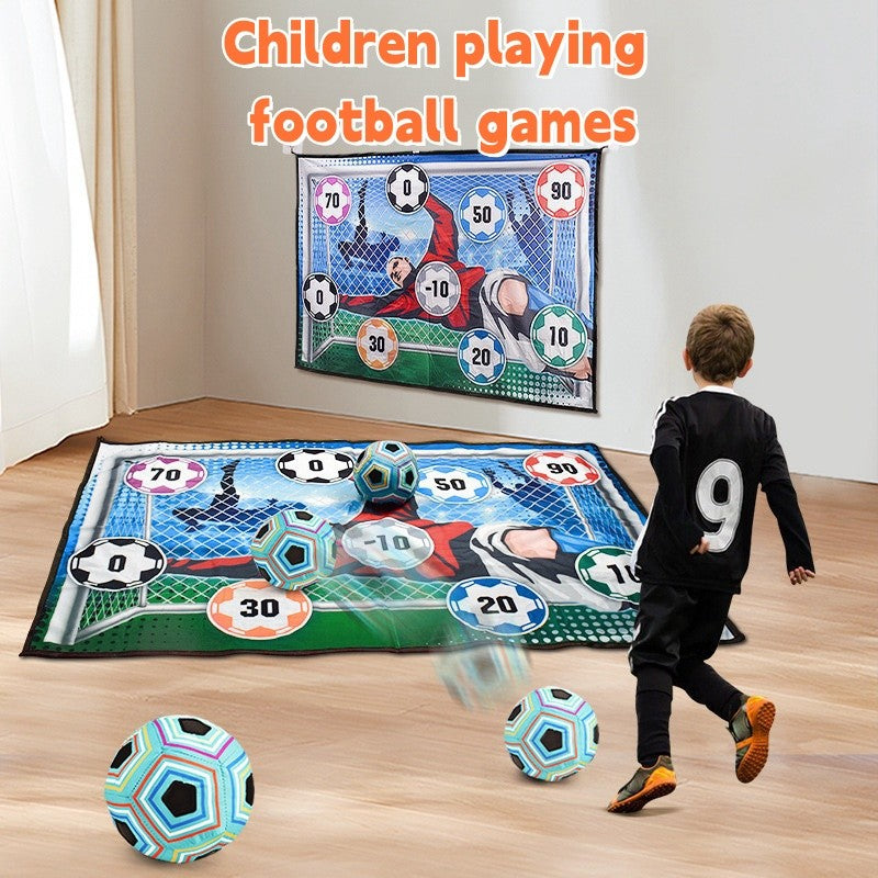 Kids viscous wall football game,  indoor and outdoor football toys, with the gifts of Kids with magic balls