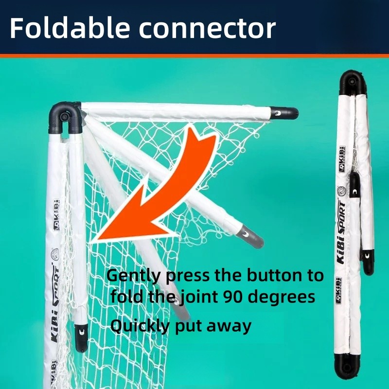 Children's football toy, folding outdoor sports football goal, simple and portable