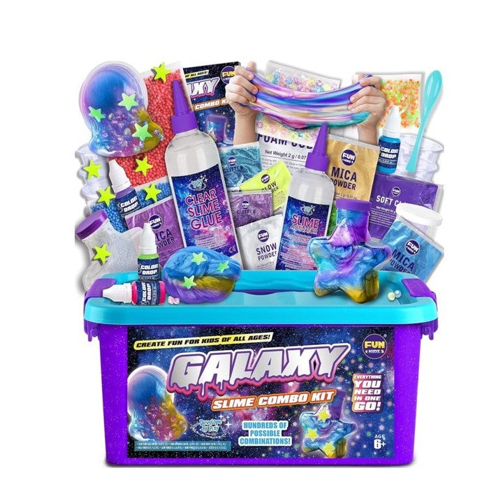 Slime Kit Slime DIY Making Kit For Girls Boys Ice Cream Slime Mermaid Slime Sweet Treat Slime Shimmer Slim