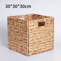 TasBagShop Hand-woven Basket Foldable Laundry Basket Toy Clothing Storage KALLAX Collapsible