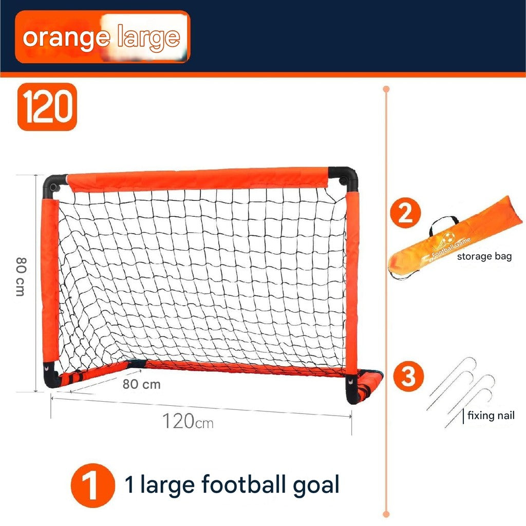 Children's football toy, folding outdoor sports football goal, simple and portable